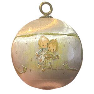 Vintage Hallmark Betsey Clark Satin Ball Ornament Christmas 1976 Keepsake QX2101